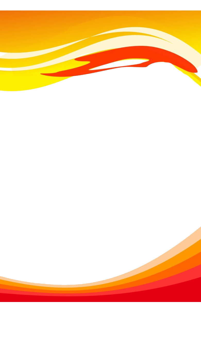 Download PNG image - Orange Wave PNG File 