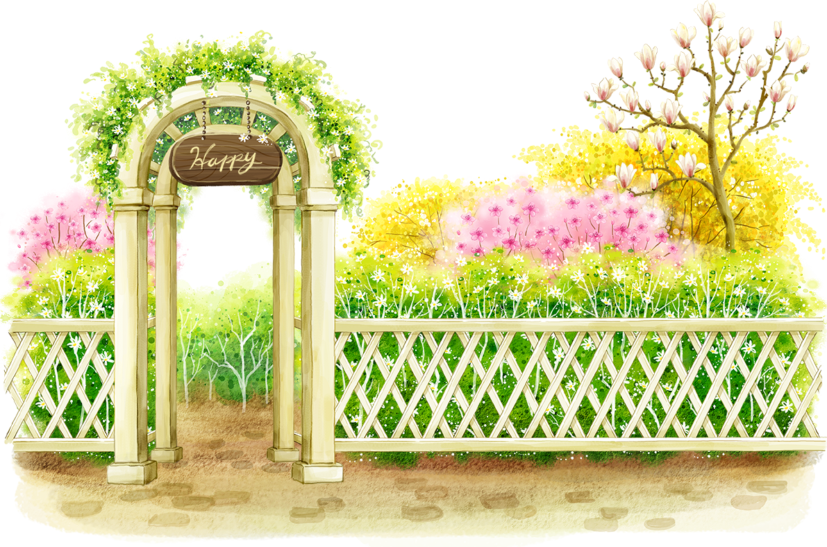Забор иллюстрация. Забор для сада. Сказочный забор. Сад рисунок. Png park