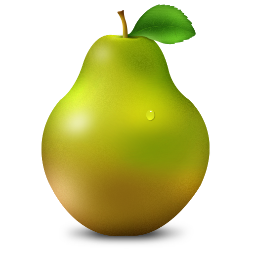 Download PNG image - Pear Icon PNG 