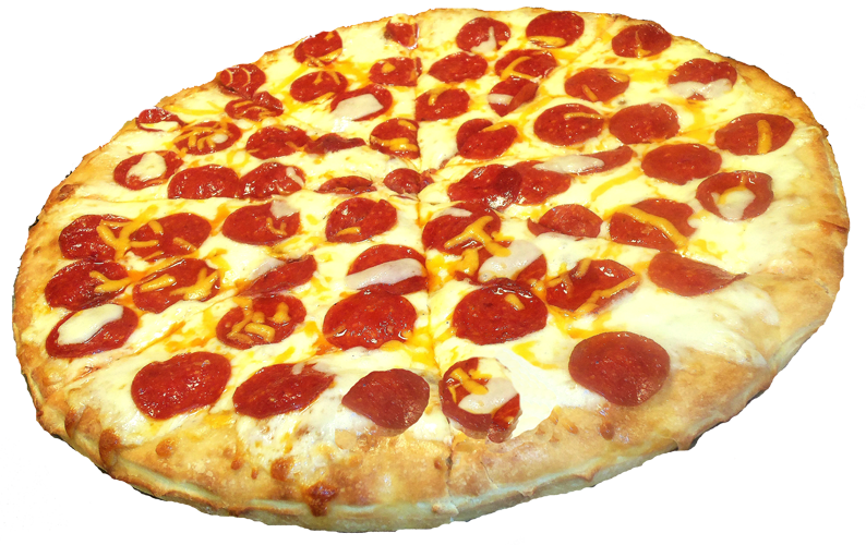Download PNG image - Pepperoni Pizza Transparent PNG 