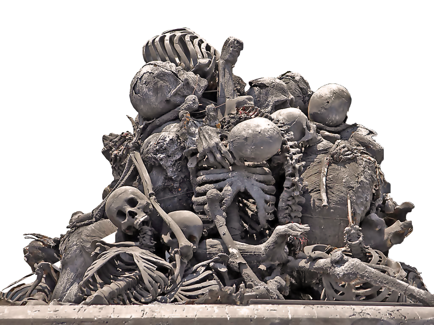 Download PNG image - Pile of Skulls Transparent Background 