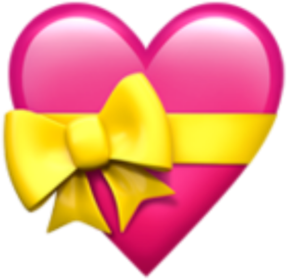 Download PNG image - Pink Heart Emoji PNG Background Image 
