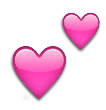 Download PNG image - Pink Heart Emoji PNG Photo 