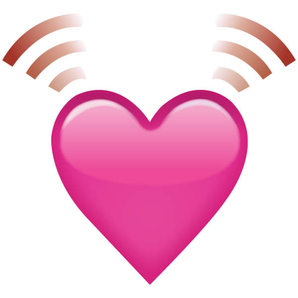 Download PNG image - Pink Heart Emoji PNG Transparent Picture 