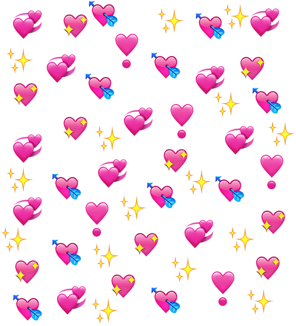 Download PNG image - Pink Heart Emoji PNG Transparent 