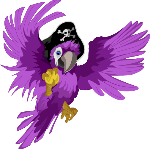 Download PNG image - Pirate Parrot Transparent PNG 