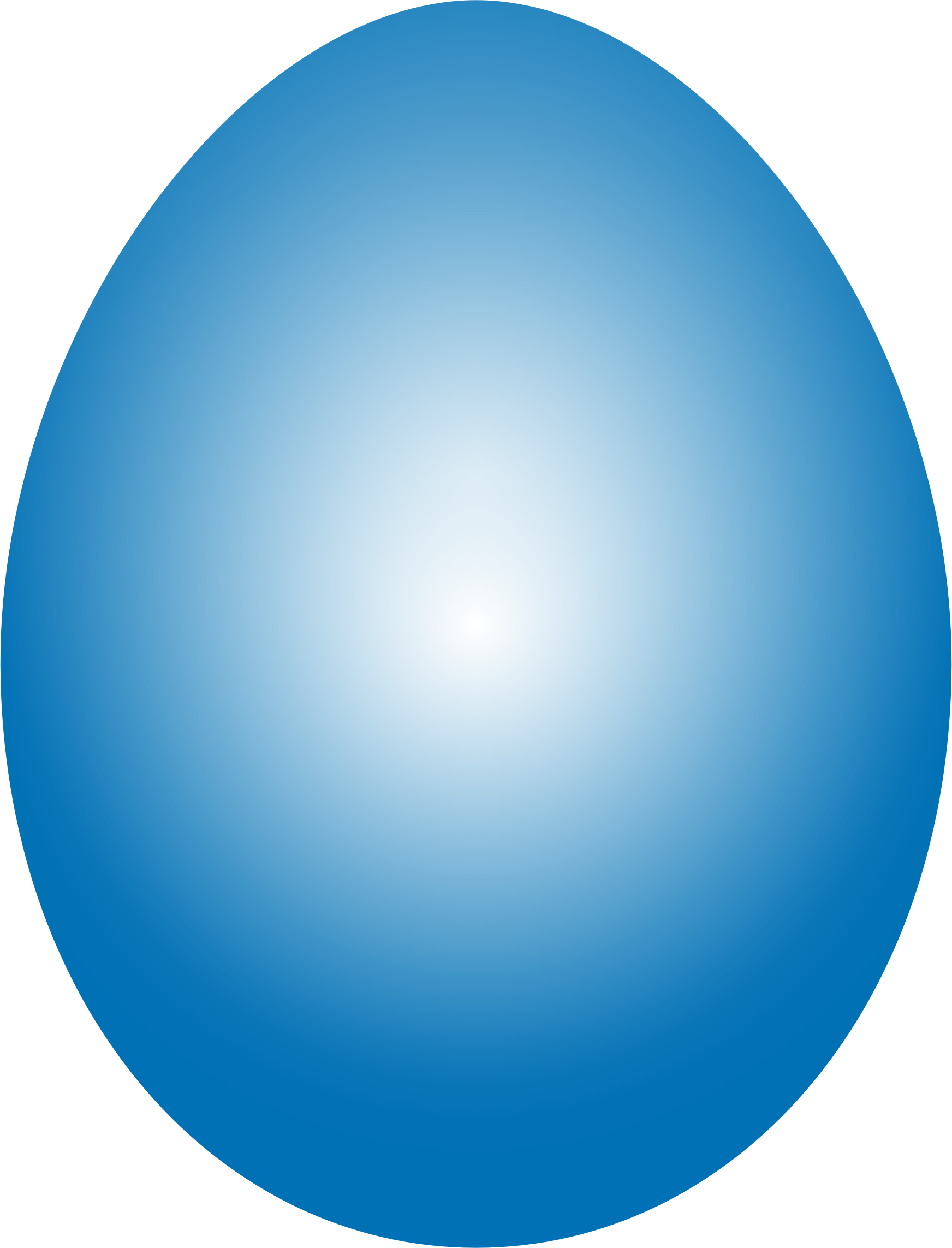 Download PNG image - Plain Blue Easter Egg PNG Photos 