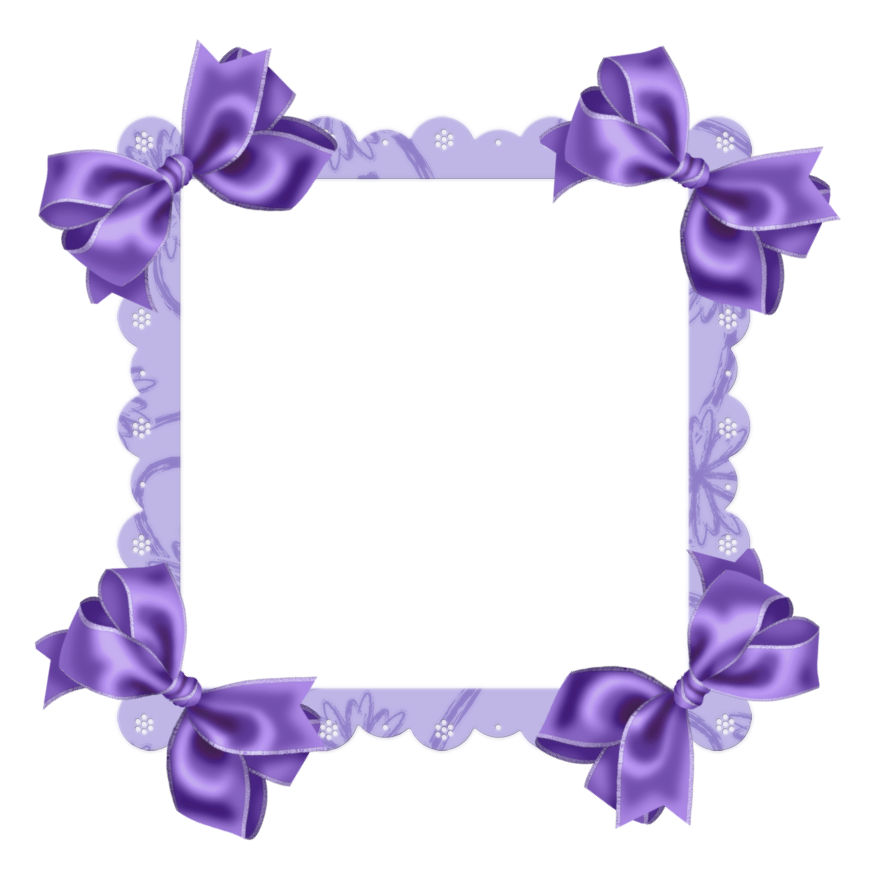 Download PNG image - Purple Border Frame Transparent Background 