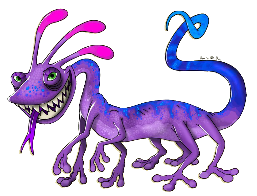 Download PNG image - Purple Lizard PNG Transparent Image 