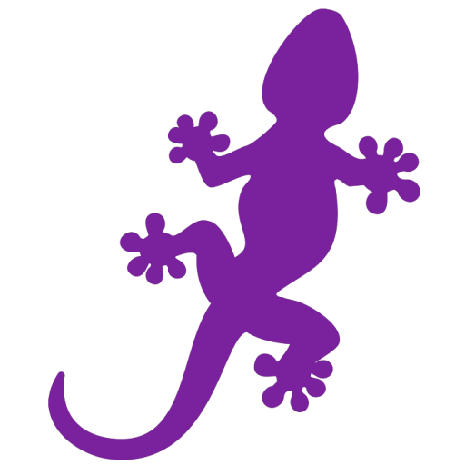 Download PNG image - Purple Lizard Transparent Background 