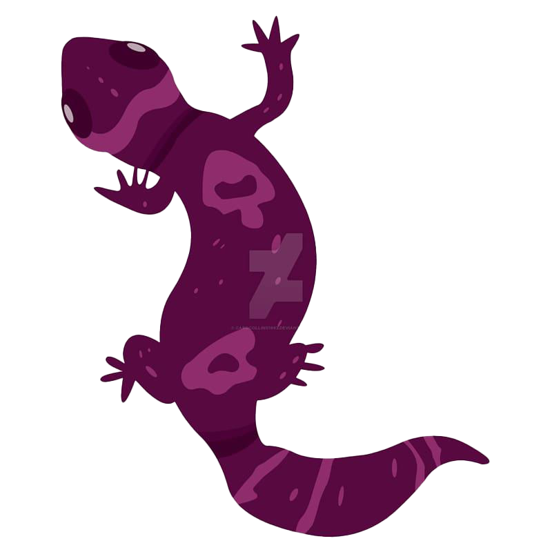 Download PNG image - Purple Lizard Transparent PNG 