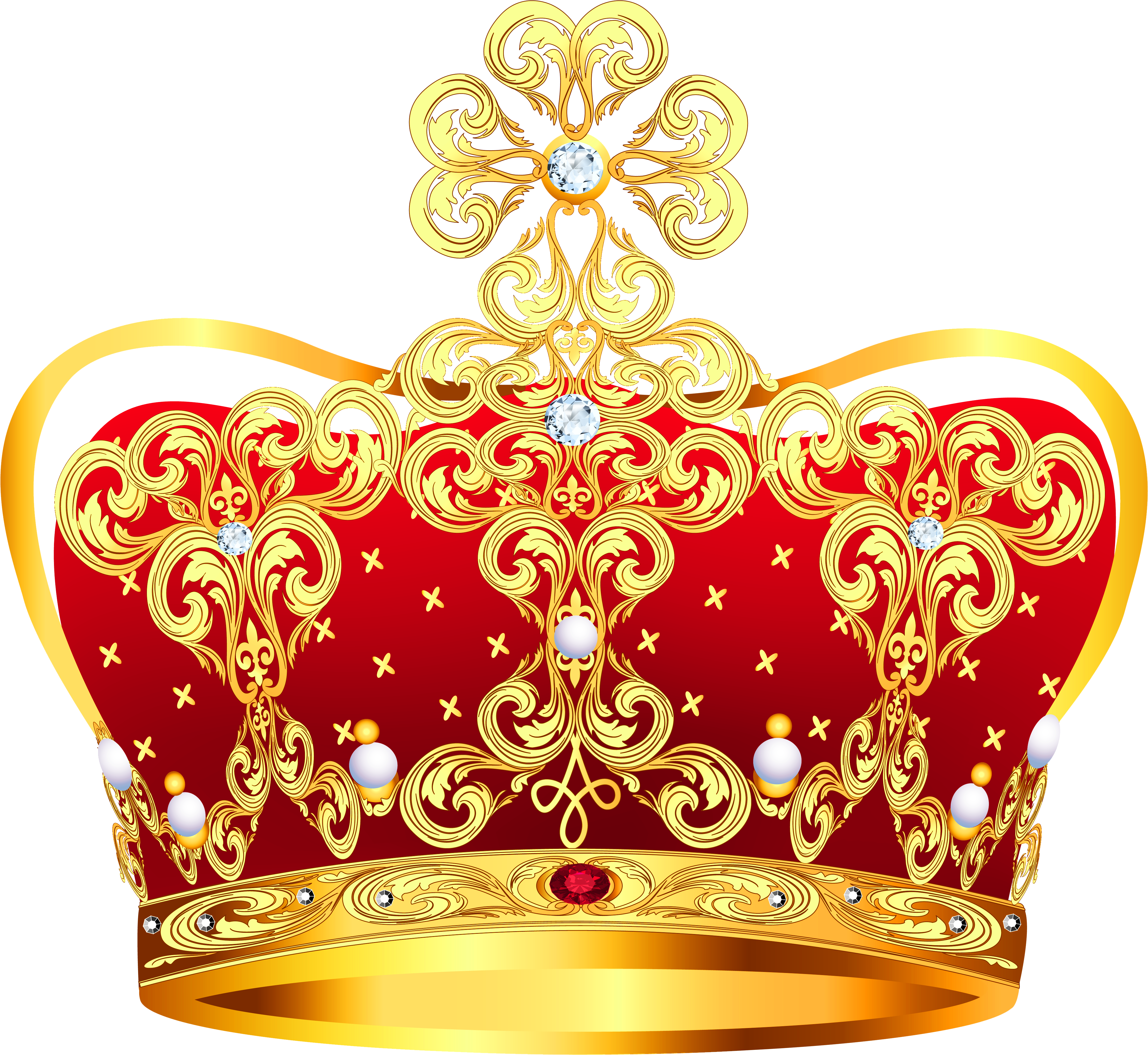 Download PNG image - Queen Crown Golden PNG Image 