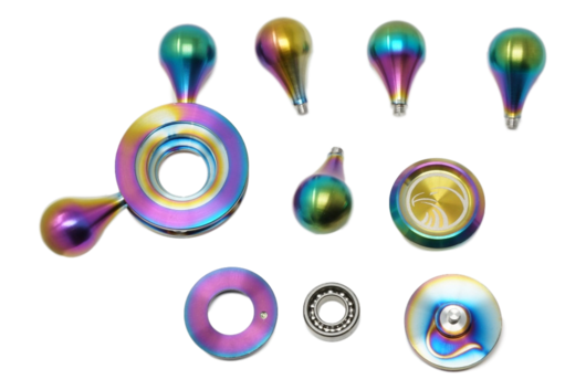 Download PNG image - Rainbow Fidget Spinner PNG Clipart 