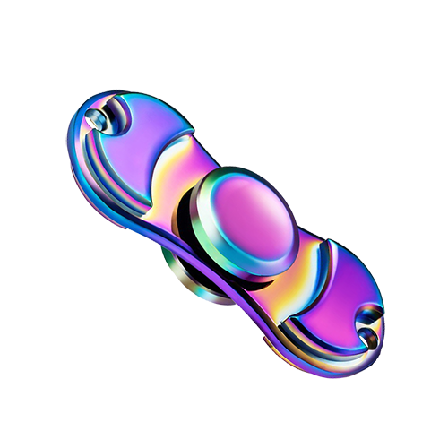 Download PNG image - Rainbow Fidget Spinner PNG Transparent Image 