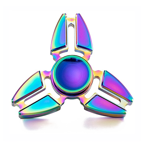 Download PNG image - Rainbow Fidget Spinner Transparent Images PNG 