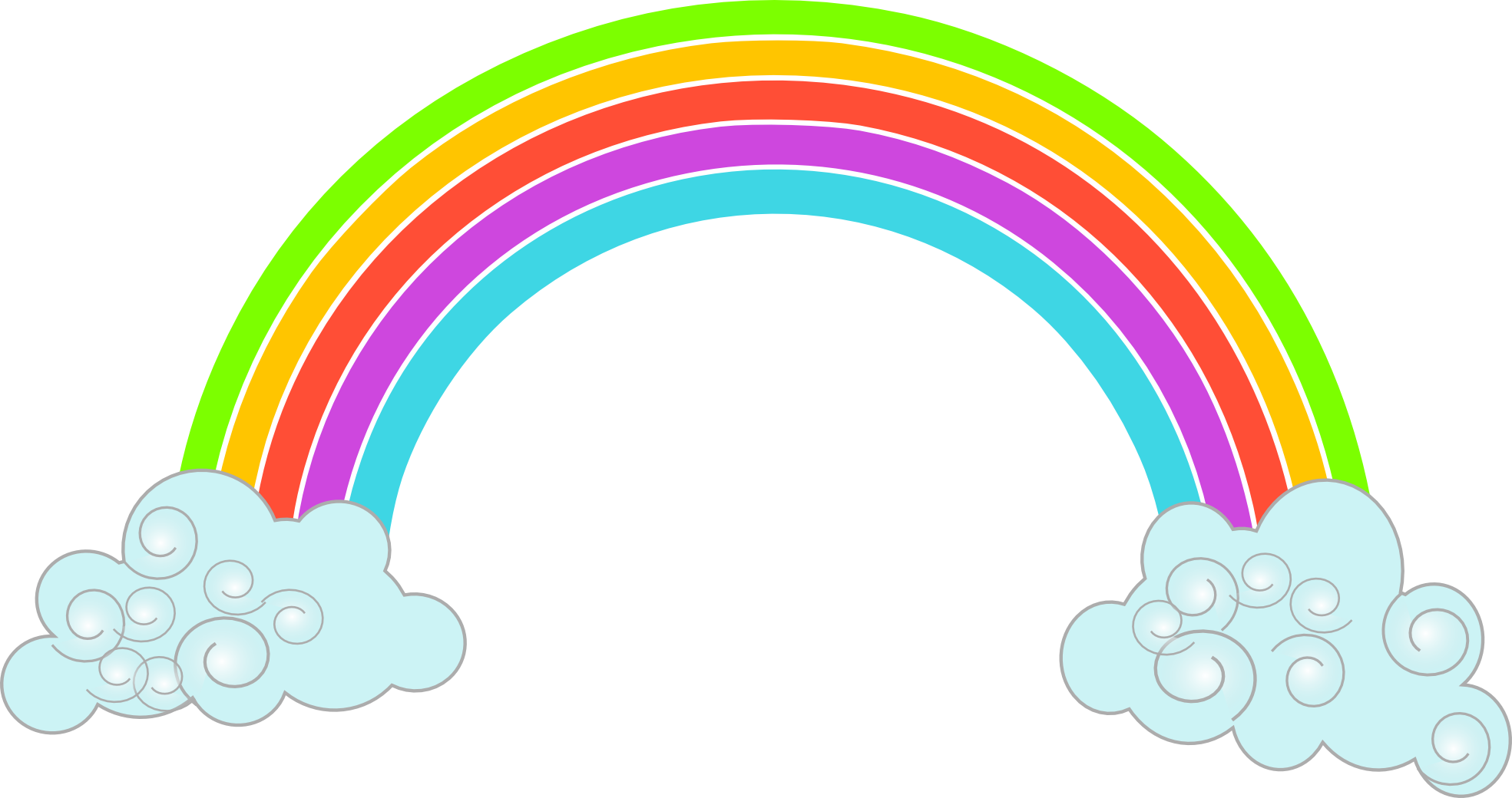 Download PNG image - Rainbow PNG HD 