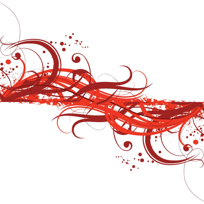Download PNG image - Red Abstract Lines PNG Image 