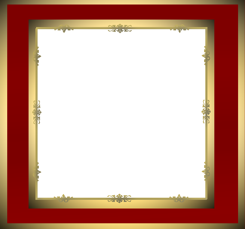 Download PNG image - Red Border Frame PNG Image 
