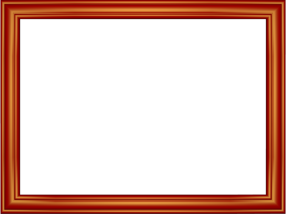 Download PNG image - Red Border Frame Transparent Background 