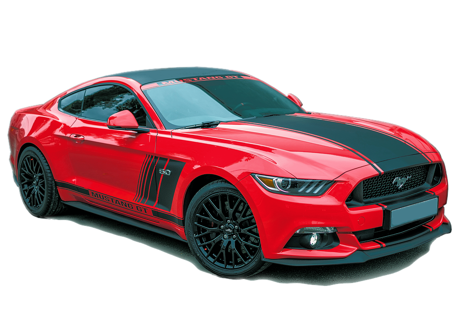 Download PNG image - Red Ford Mustang PNG Free Download 