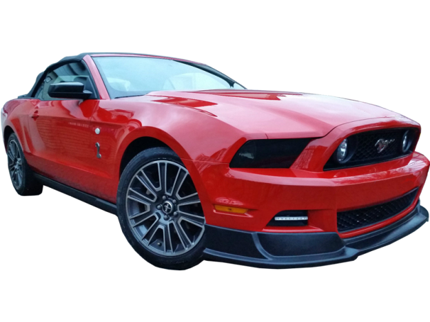 Download PNG image - Red Ford Mustang Transparent PNG 