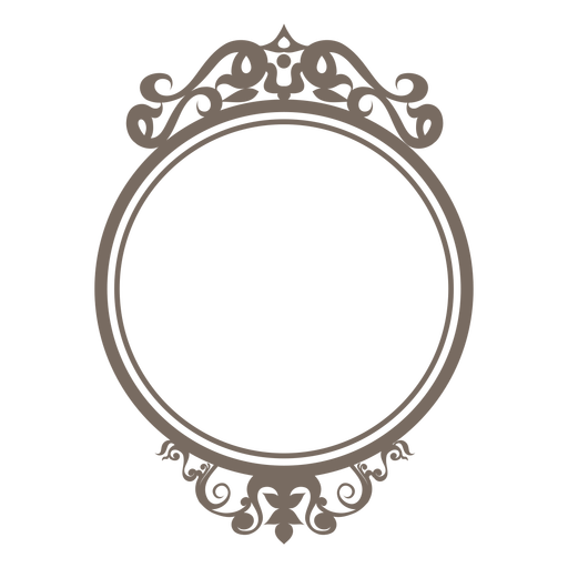 Download PNG image - Round Frame PNG Clipart 