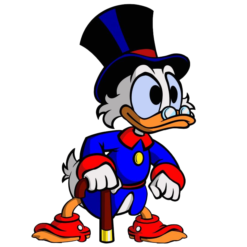 Download PNG image - Scrooge McDuck PNG Pic 