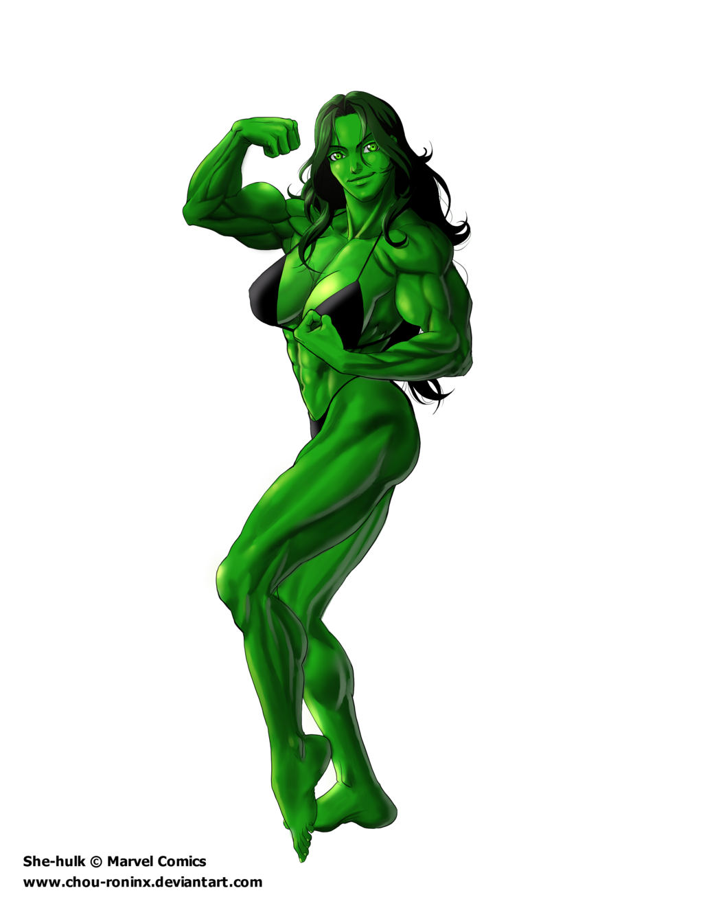 Download PNG image - She Hulk PNG File 