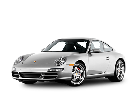 Download PNG image - Silver Porsche PNG 