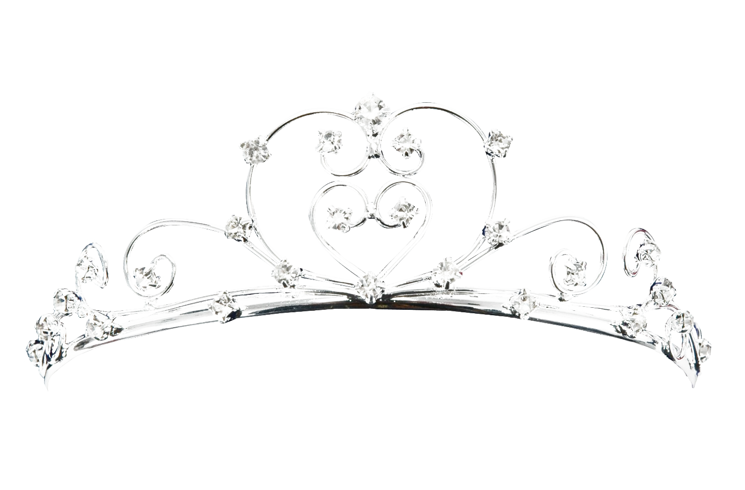 Download PNG image - Silver Princess Crown PNG File 