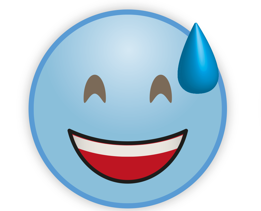 Download PNG image - Sky Blue Emoji PNG Photo 