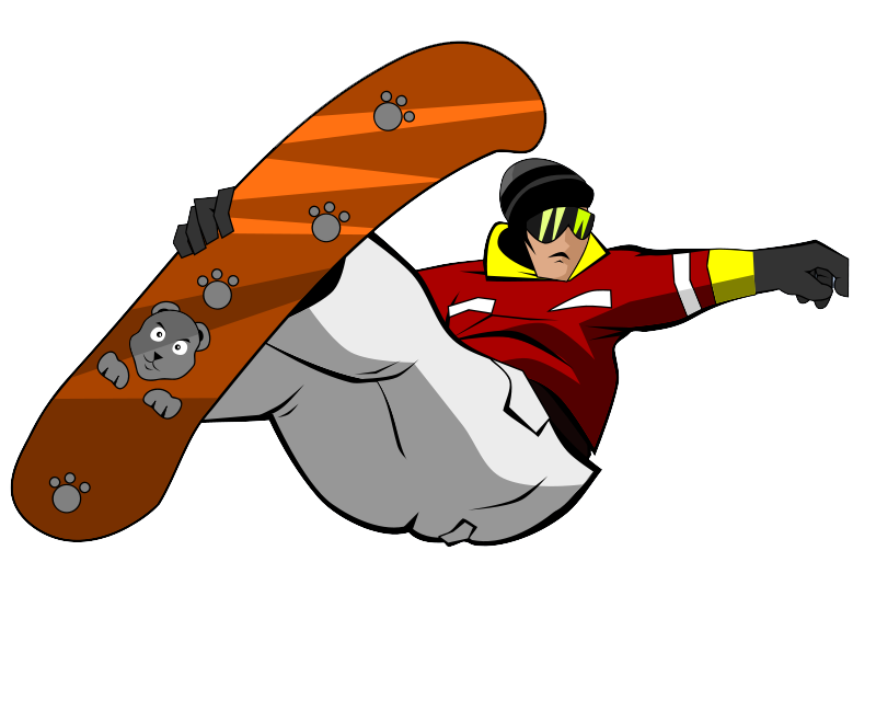 Download PNG image - Snowboarding Jumping PNG Photo 