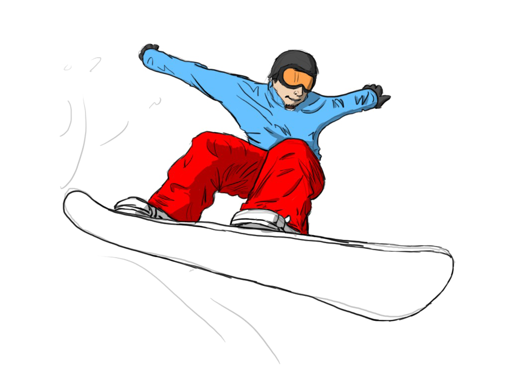 Download PNG image - Snowboarding Jumping Transparent PNG 