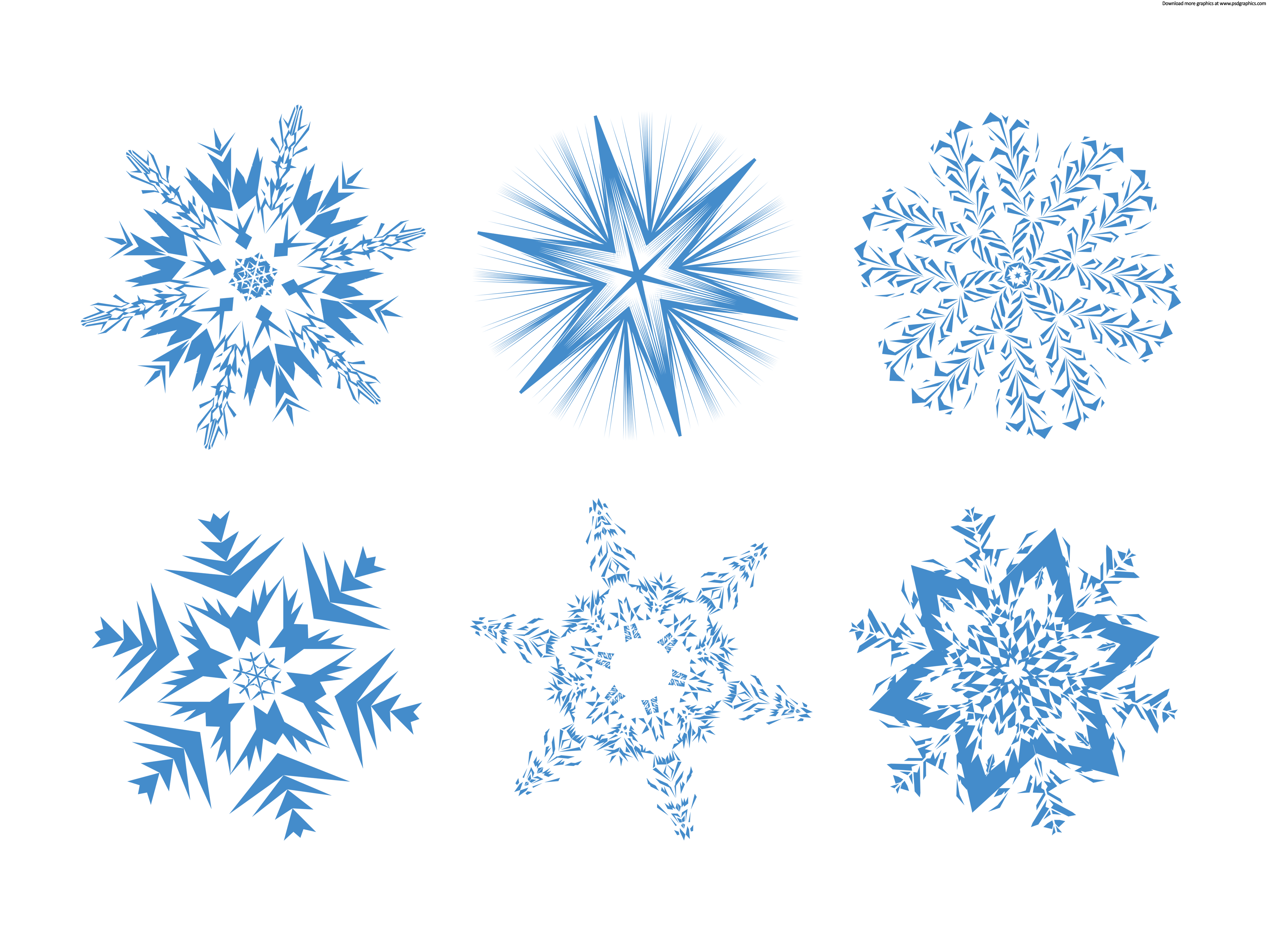 Download PNG image - Snowflakes PNG Clipart 