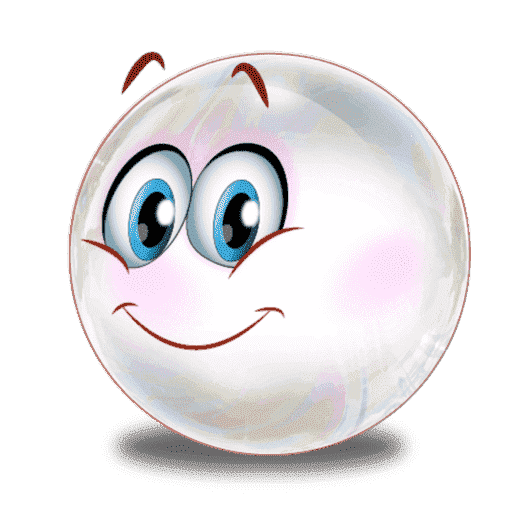 Download PNG image - Soap Bubbles Emoji Transparent Background 