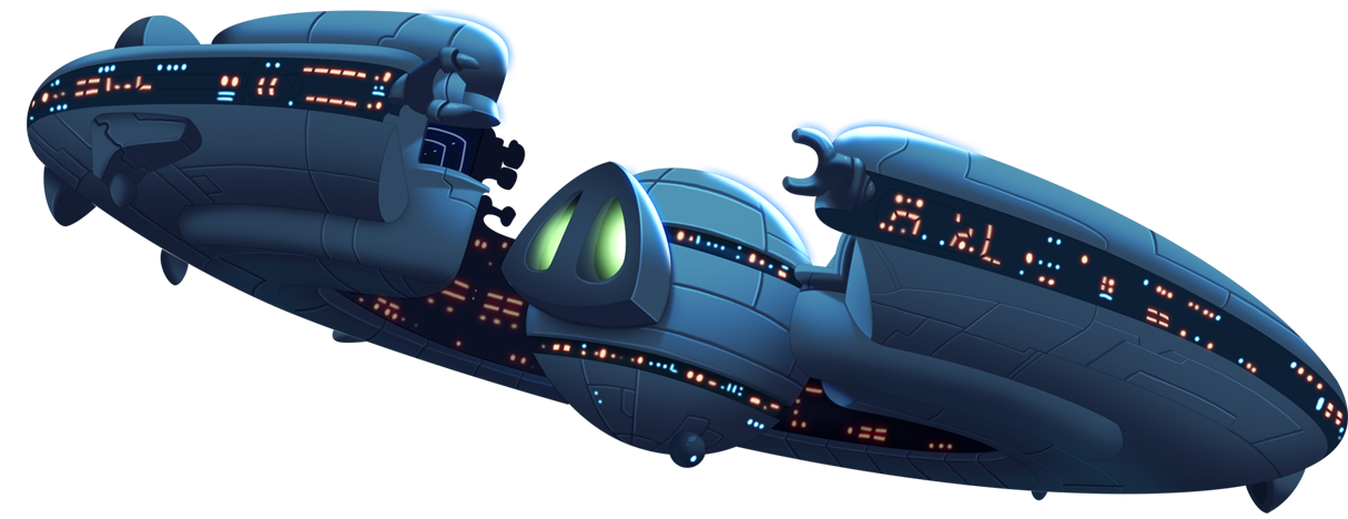 Download PNG image - Spaceship PNG Clipart 