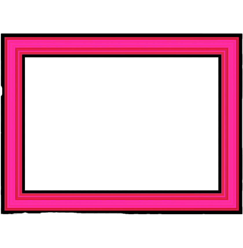 Download PNG image - Square Pink Frame Download PNG Image 