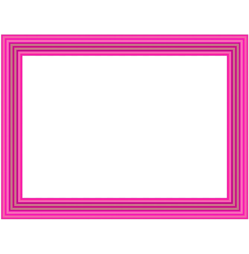 Download PNG image - Square Pink Frame PNG Photo 