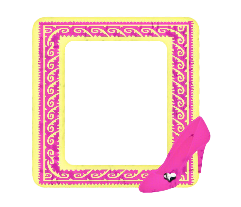 Download PNG image - Square Pink Frame PNG Pic 