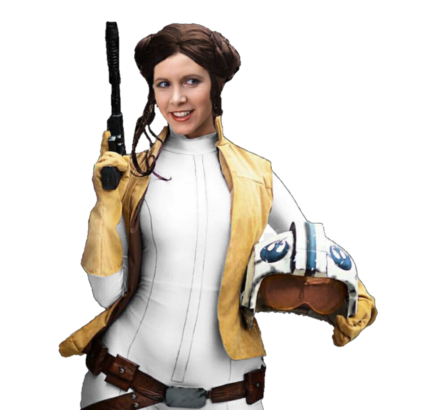 Download PNG image - Star Wars Princess Leia PNG File 