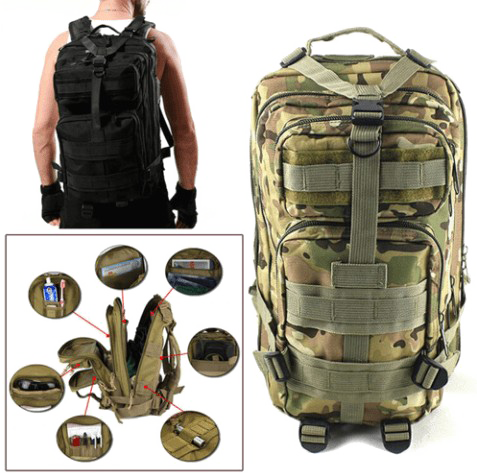 Download PNG image - Survival Backpack PNG Photo 