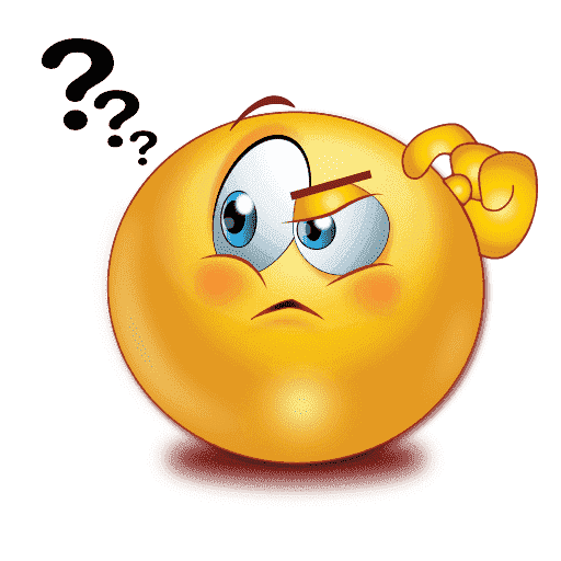 Download PNG image - Thinking Emoji PNG HD 