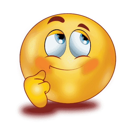 Download PNG image - Thinking Emoji PNG Transparent Image 