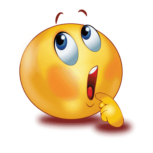 Download PNG image - Thinking Emoji PNG Transparent Picture 