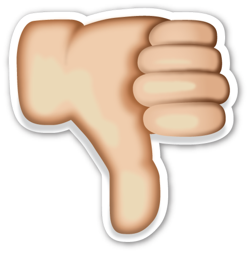 Download PNG image - Thumbs Down PNG Transparent Image 