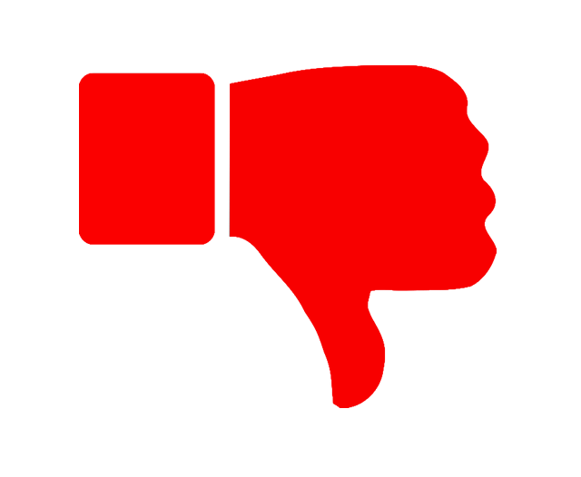 Download PNG image - Thumbs Down Transparent Background 