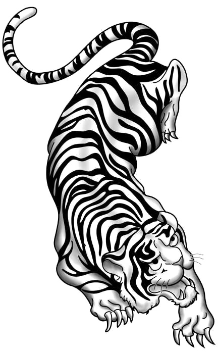 Download PNG image - Tiger Tattoos PNG Picture 