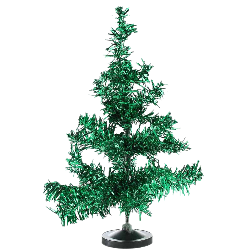Download PNG image - Tinsel Christmas Tree Transparent Images PNG 