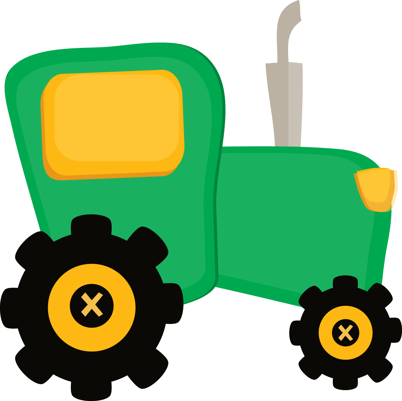 Download PNG image - Tractor PNG Clipart 