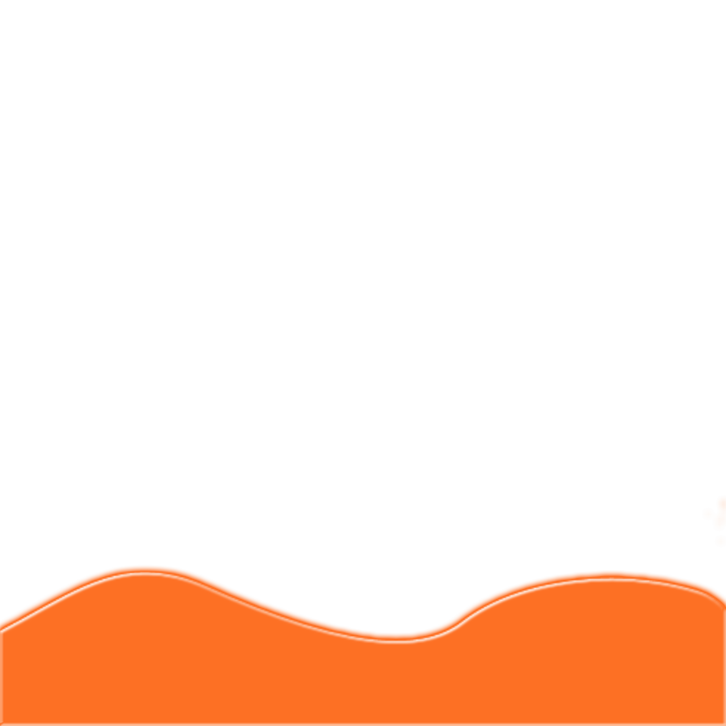 Download PNG image - Vector Orange Wave PNG Clipart 